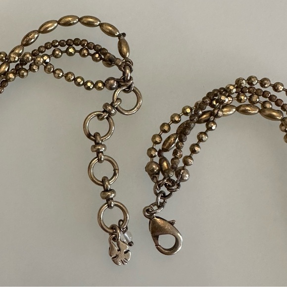 Lucky Brand | Gold-Tone Multi-Strand Bead Chain Long Necklace - Picture 15 of 16